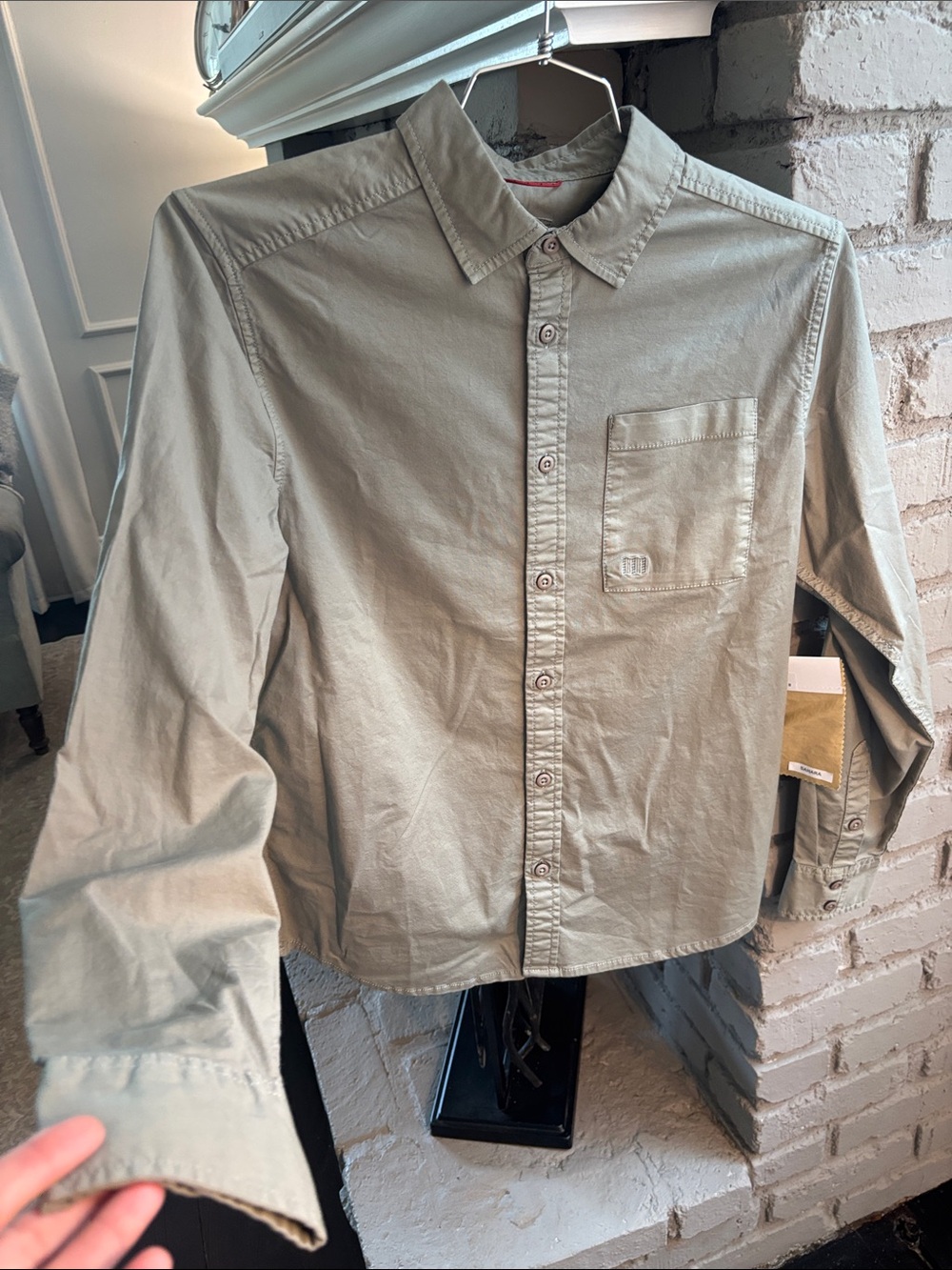 Men's Topo Design Dirt Shirt Light - grey